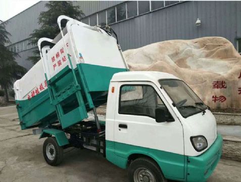 點擊查看詳細信息<br>標(biāo)題：自卸式電動四輪垃圾車 閱讀次數(shù)：1980